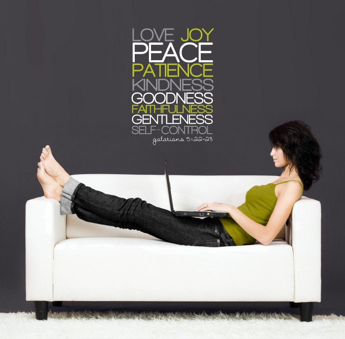 Fruit of the Spirit Vinyl Wall Decal