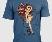 Mens Pinup Cowgirl Rodeo Shooter Western Tee Annie Oakley