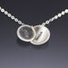 Give/Receive Necklace - silver inspirational words