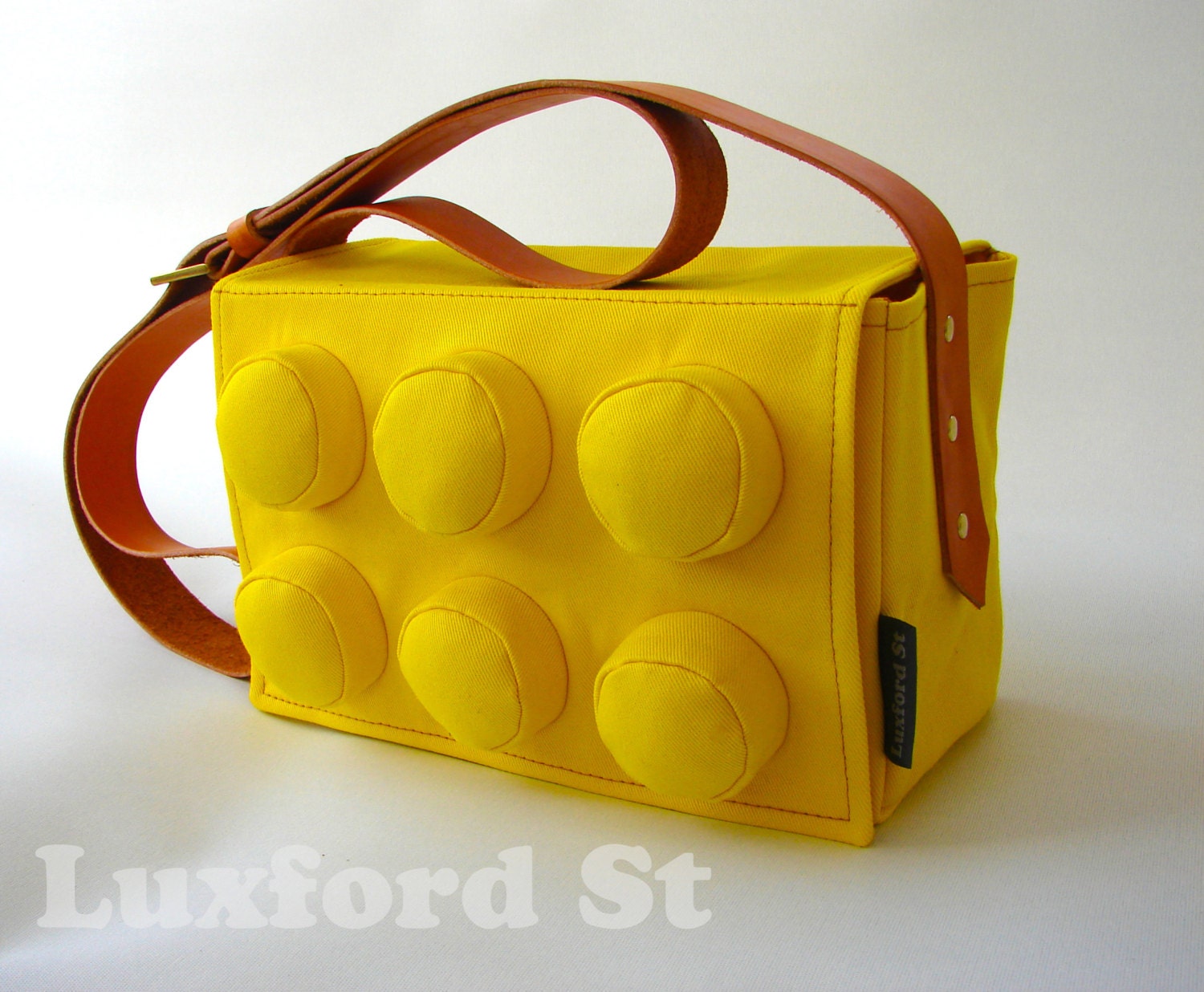 Block Bag in Buttercup Yellow