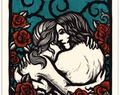 Riddles Wisely Expounded - Block Print for Anaïs Mitchell