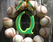 Baylor University Baseball Love Wreath