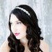 Wedding Rhinestone and Ribbon Head Wrap