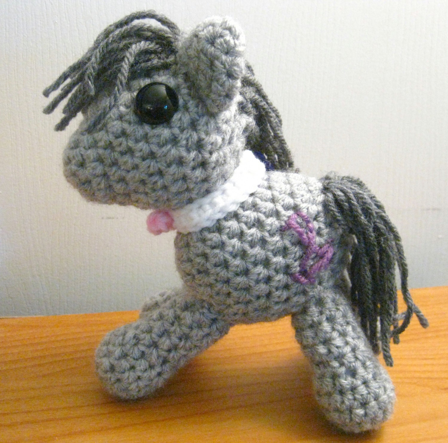 Octavia with Cutie Marks - Custom Handmade My Little Pony Friendship is Magic Amigurumi Crocheted MLP Plush Doll
