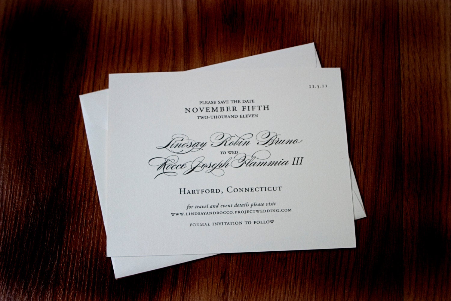 London - Photo Save the Date Card