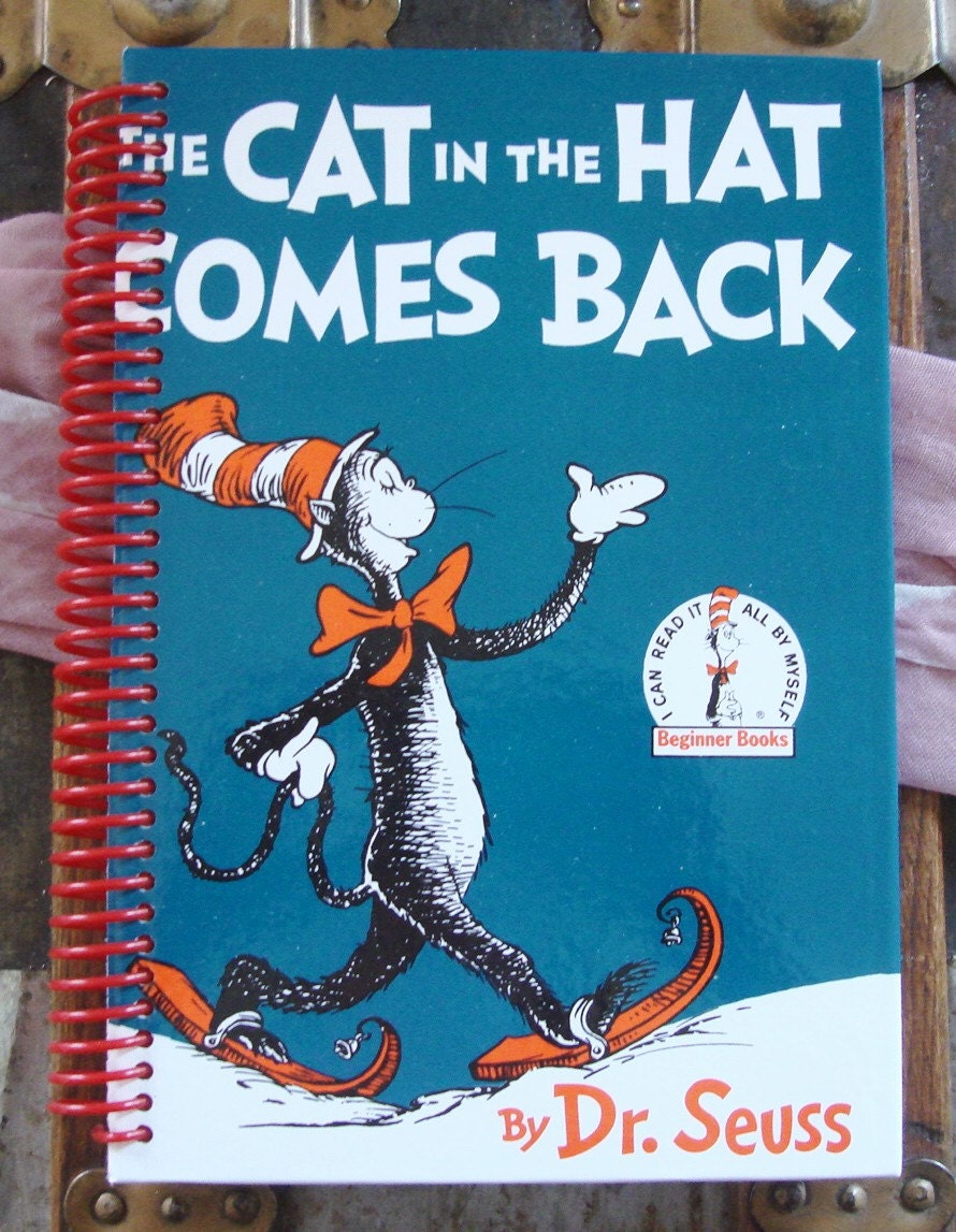 Dr Seuss The Cat In The Hat Comes Back , Blank Book Journal or Sketchbook