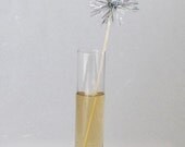 Gold or Silver Tinsel Drink Stirrers : Set of 25