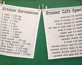 Kitchen Primer Tea Towels set of 2