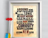 Poster  Walt Disney art print,  canvas poster inspirational quote art typography  Artwork Print Quote  on  canvas typography print