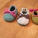 Instant Download - Crochet Pattern - Bodie Baby Booties (Sizes Newborn to 18 mo.)