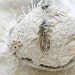 stella maris - our lady, star of the sea - a hand dyed gray/blue silk prayer ribbon - limited edition