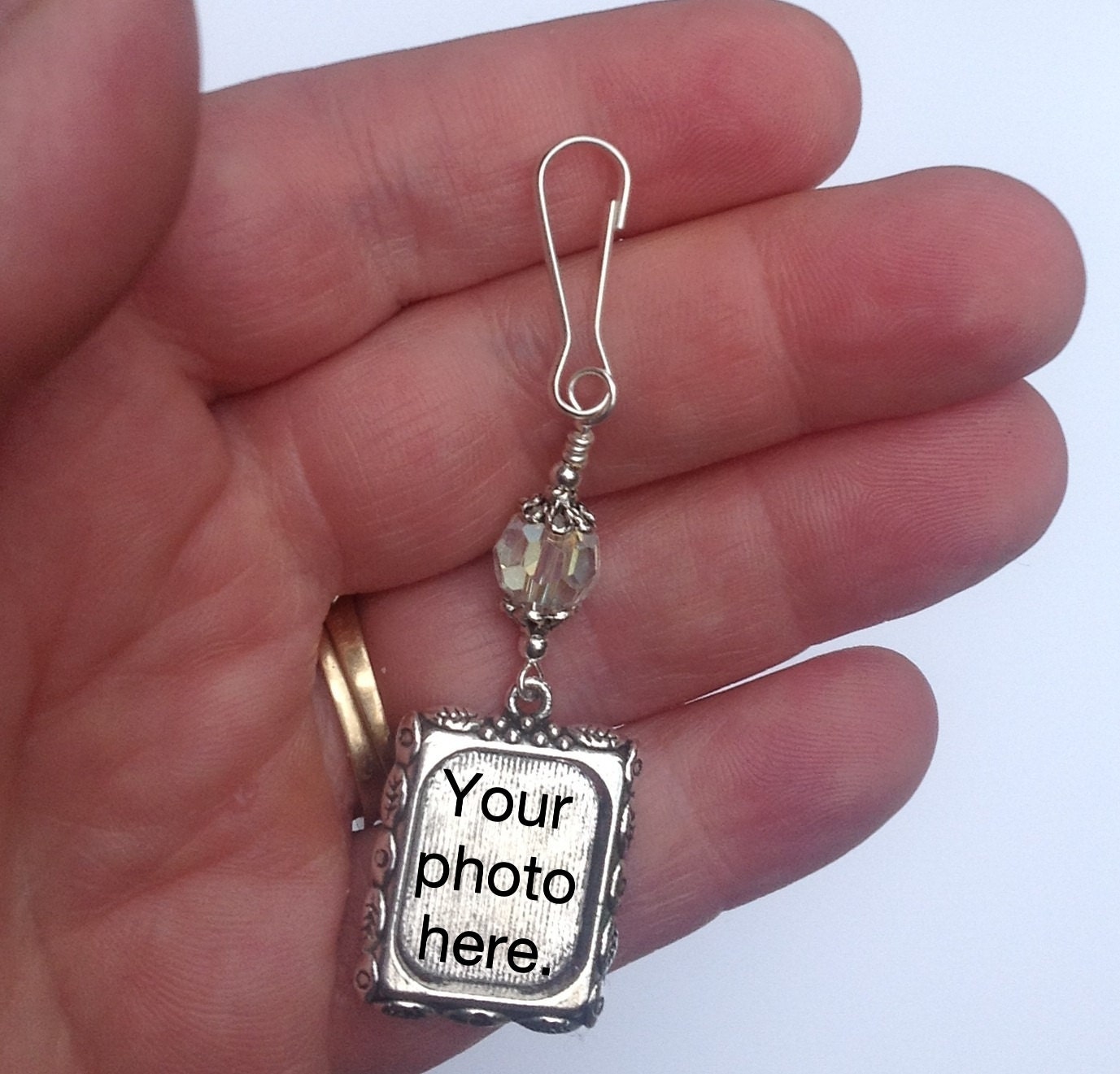 Photo only - printed and put into a charm, for you.