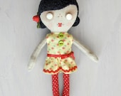 Pocket Dolly - Gal in the Yellow Cherry Dress