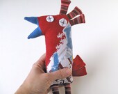 Chicken Plush, Recycled Fabric - Beast-tee Family
