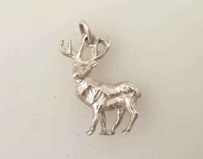 Vintage Sterling Big Buck Charm