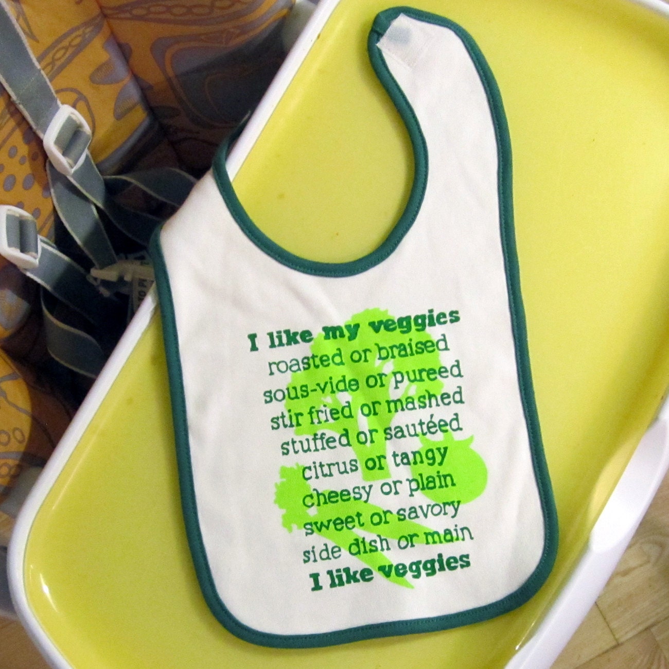 I Like Veggies Bib