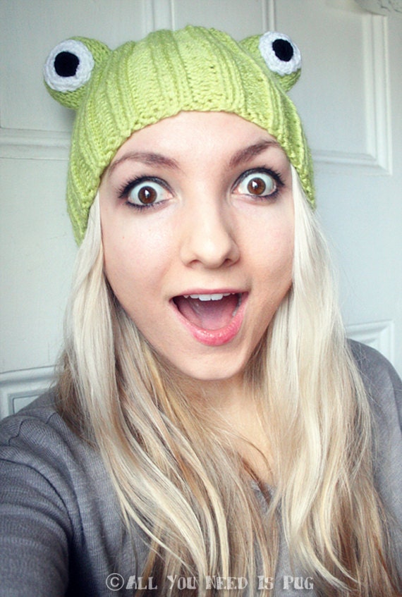 Frog Hat for Adults