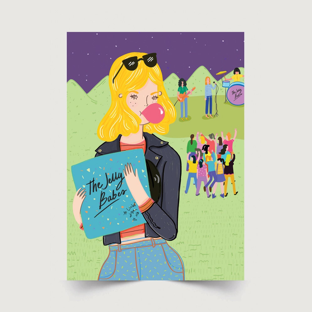 The Jelly Babes - 5x7" matte print