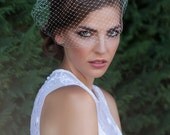 MARILYN - birdcage veil, blusher veil, bridal veil, wedding veil, wedding accessories