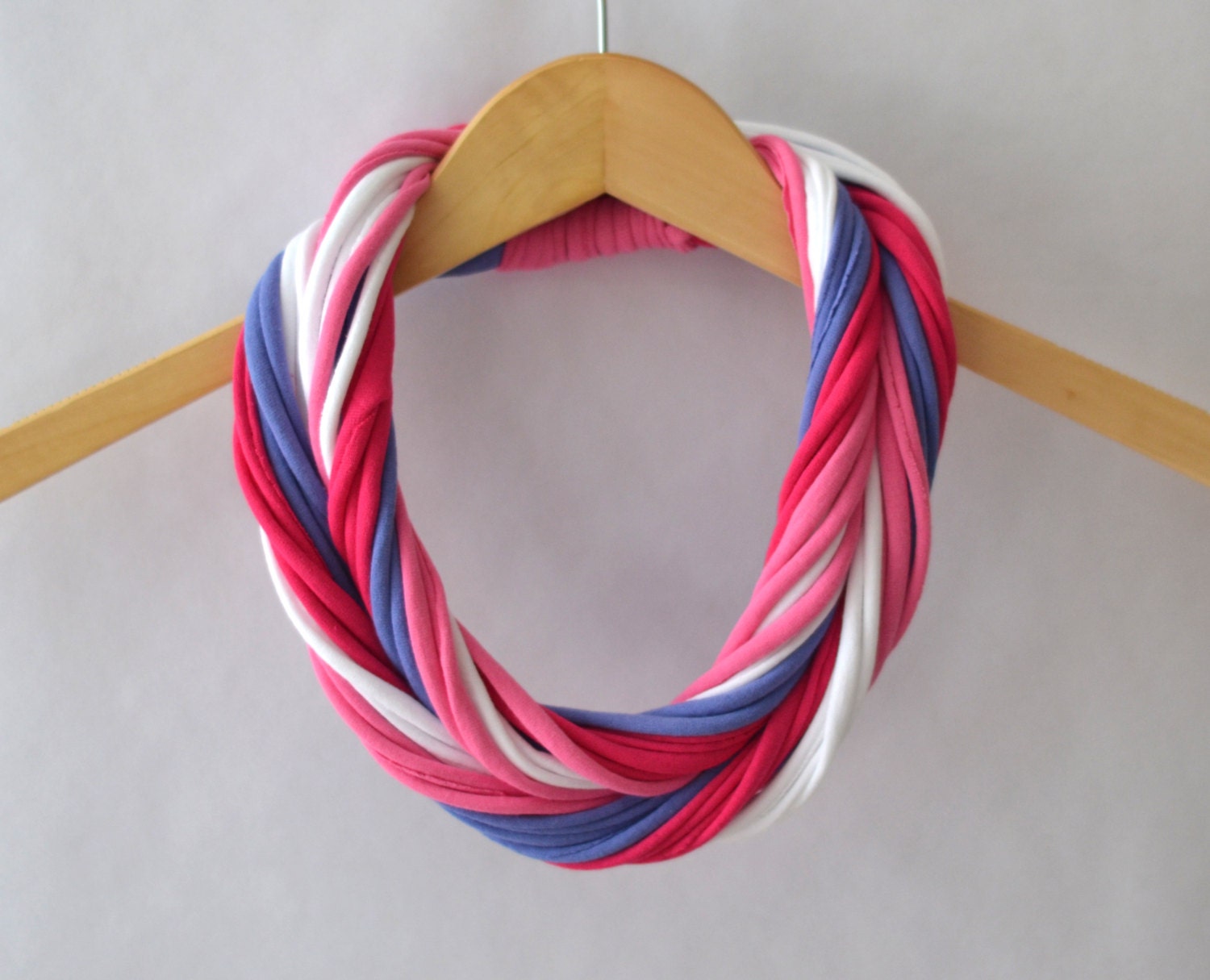 T shirt scarf in Pink and Purple