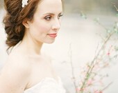 Celeste: starburst motif hair piece with Swarovski crystals (Gold or silver)