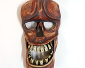 Evil Happy Skull Ceramic Wall Art