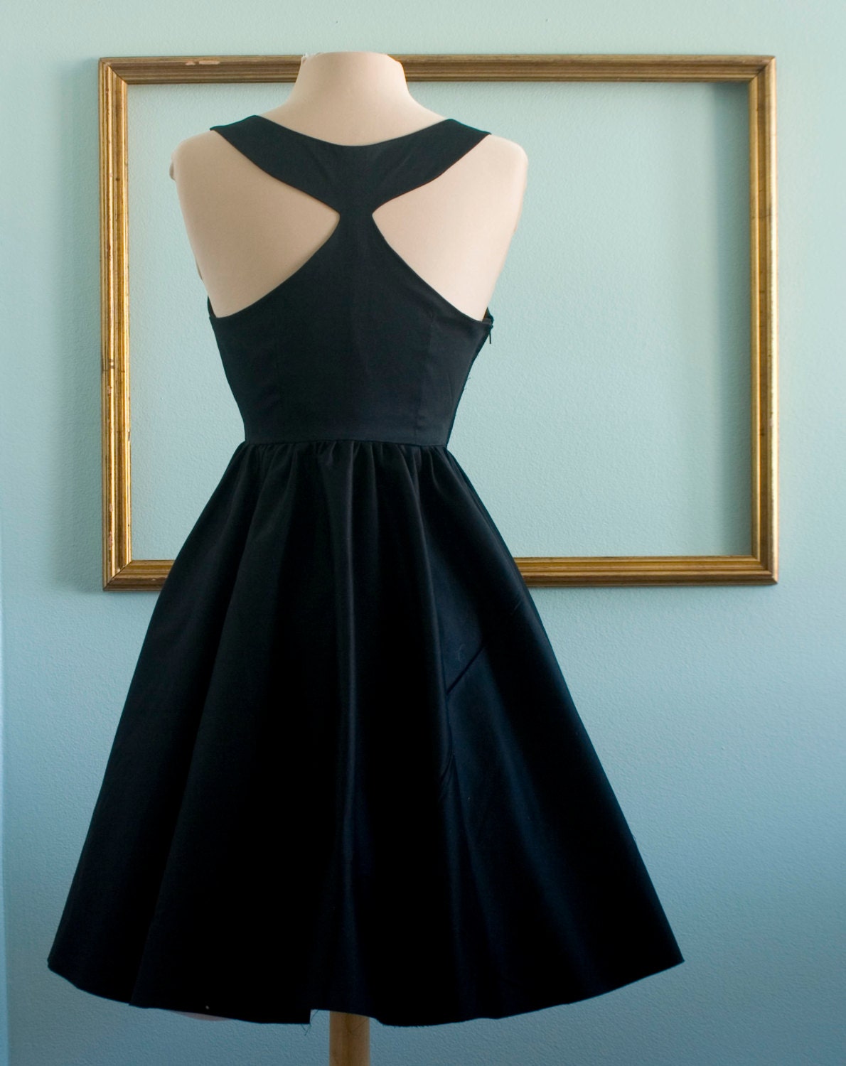 Audrey hepburn breakfast at tiffany's black dress vintage inspired retro dress  - TIFFANY style