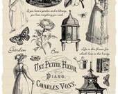 Jane's Garden rubber stamp collection