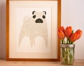 Pug Illustration - FREE US SHIPPING
