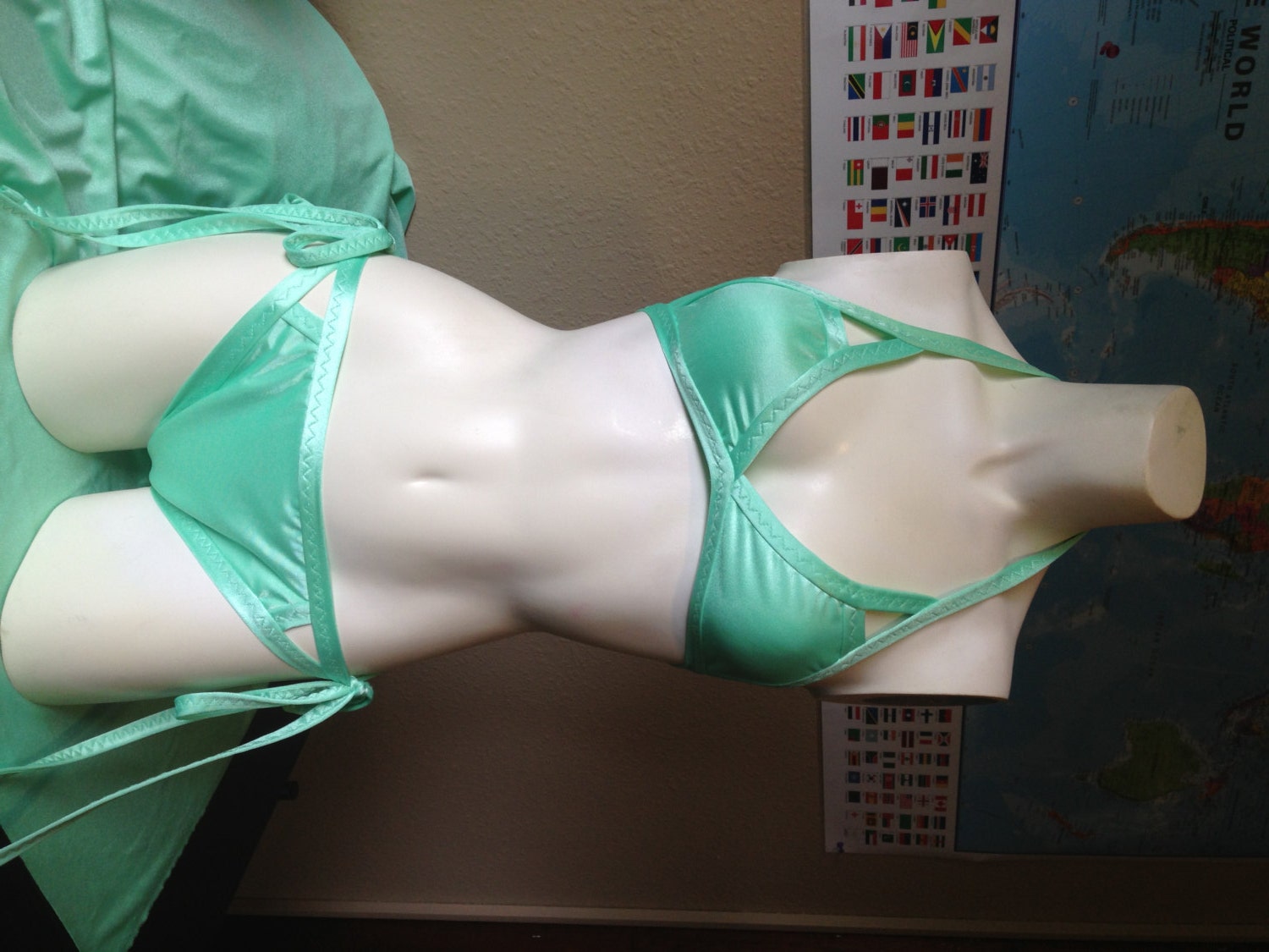 Kelsey Triangle Cut-Out Bikini Top