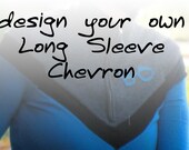 Design your own -- Womens chevron long-sleeve merino wool jersey