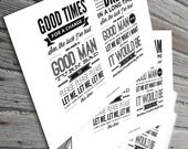Morrisey Lyrics Quote Please Let Me Get What I Want by The Smiths Typography Letterpress Effect A2 Print, Home Wall Art, Retro Vintage Art