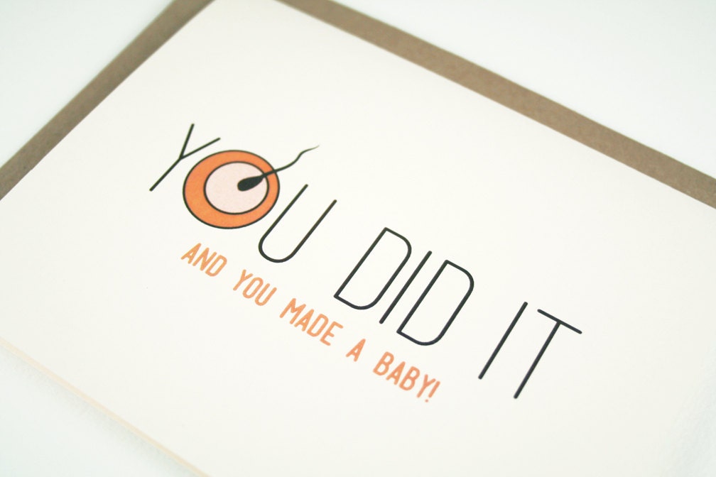 You Did It Congratulatory baby card