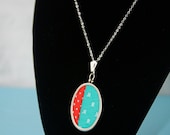Fabric Pendant Necklace
