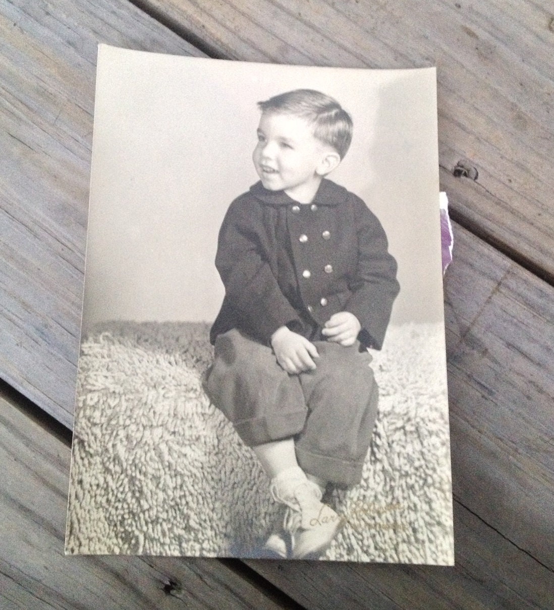 A Fine Young Gentleman - Vintage 1950s Studio Photograph
