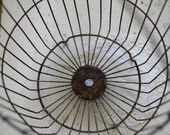 old wire basket