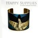 1pcs (PBC088) Handmade Photo Brass Cuff Bracelet