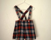 Vintage Plaid Jumper, Size 4T