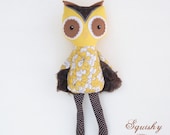 Sunflower the Mini Owl Plush Toy - SquishyBee