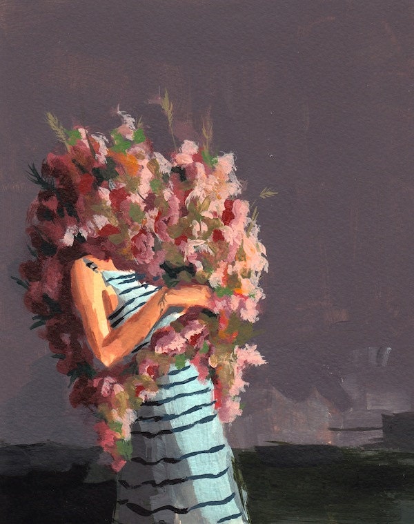 Grew Into . giclee art print of  original painting