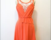 Georgia Swing Dress - Bamboo, cotton & lace / Eco fashion - xsmall, small, medium, large, xlarge, custom sizing