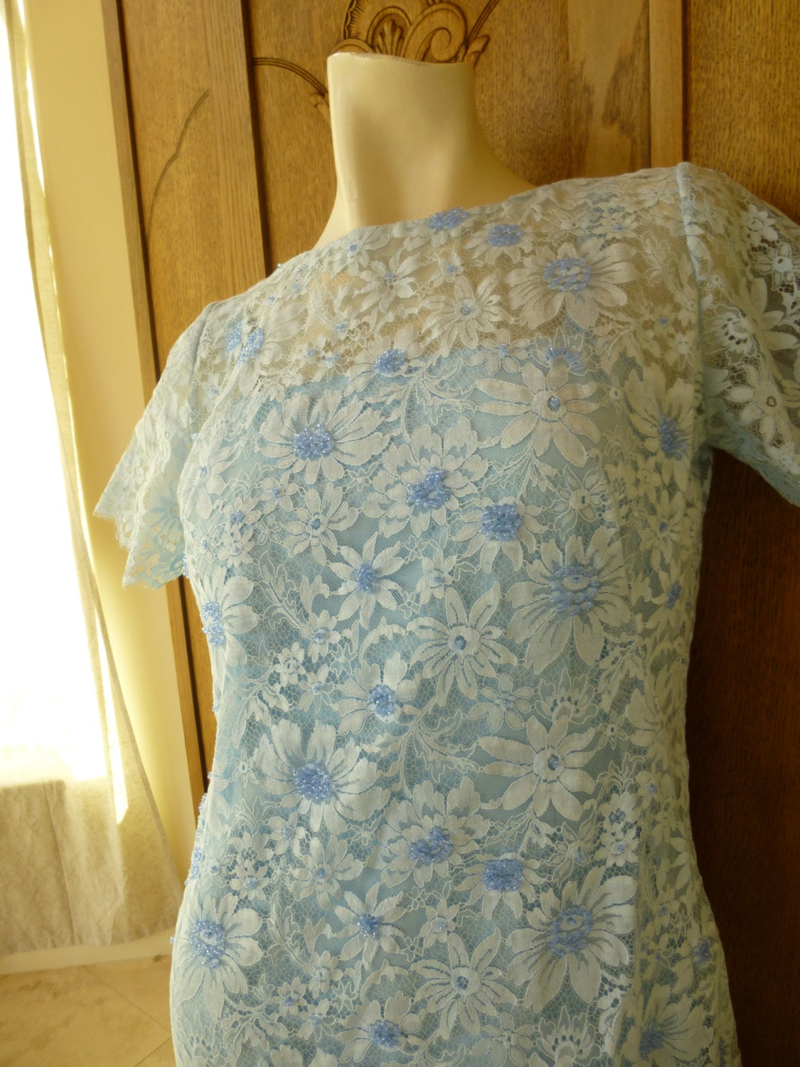 Vintage 1960's Mod Lace Dress