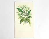 Greeting card, Vintage greeting card, Soviet greeting card, white card