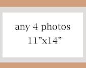 Any 4 11x14 Fine Art Photography Prints, Etsy Decor Sale, you pick your favorites, Home Decor Set