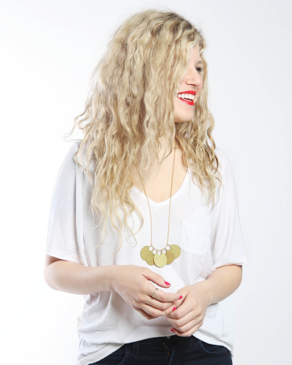 Mabel // eco friendly handmade necklace