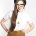 Vera // eco friendly handmade in USA necklace