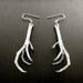 Brass Tethered Claw Earrings