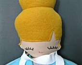 Rag Doll, Indie Fashionista Girl Cloth Doll - Blonde Chelsea