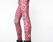 SALE - Tapestry Leggings - Hand Printed Patterned Tights