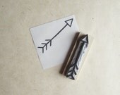 NEW Arrow Hand Carved Rubber Stamp
